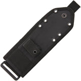 ESEE Models 3 & 4 Fixed Blade Knife MOLLE Back Black Nylon Belt Sheath
