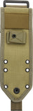 ESEE Fixed Blade Knife Model 5 Condura MOLLE Back Khaki Belt Loops Sheath