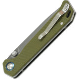 Kizer Begleiter Folding Knife Pocket OD Green
