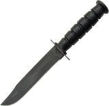 Details about  Ontario Marine Combat Fixed 1095 Carbon Steel Black Handle Knife