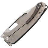 Medford Infraction Bronze PVD Coated Titanium Framelock S35Vn Folding Knife 31st30tm
