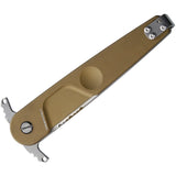 Extrema Ratio BD2 Contractor Linerlock Tan Folding Knife 229dw