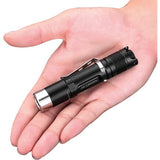 JETBeam Professional CREE LED Waterproof Black Small Handheld Flashlight PA12