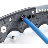 SOG Kilowatt Folding Blade Wire Stripper Black Handle Electrician Knife EL01CP