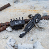 5.11 Tactical TKO Magnetic Hex Bit Pry Multi-Tool Black Ratchet Kit 51154