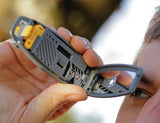 Smith's Sharpeners Survival Tool Sharpener Compass Folding Knife & Saw