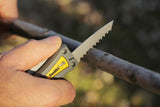 Smith's Sharpeners Survival Tool Sharpener Compass Folding Knife & Saw
