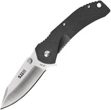 5.11 Tactical Inceptor Curia Framelock Folding Blade Black FRN Handle with Stainless Back Knife