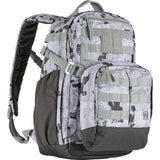5.11 Tactical Mira 2 in 1 Gray Camo Outdoor Survival Hiking & Camping Backpack Crossbody Bag