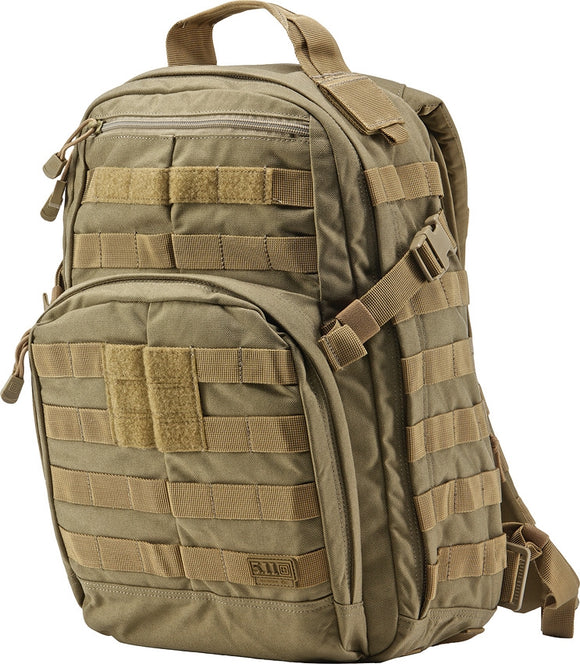 5.11 Tactical Rush 12 Outdoor Survival Hiking & Camping Sandstone Tan Backpack Bag