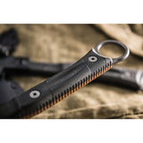 Flagrant Beard 13" Templar Black & Tan 1095hc Tomahawk