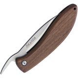 Deva Blade Skanda Walnut Friction Folder AUS8 Folding Knife 02