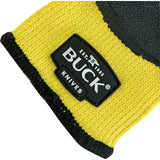 BUCK Knives Men's Mr Crappie Yellow & Black LG XL 2XL Working Fishing Gloves 11012 - 11014