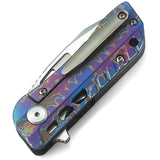 Bestech Engine Gray Spectrum Titanium Carbon Fiber S35VN Folding Knife T1805D