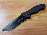 Kershaw Emerson Black CQC-9K Folding Knife Plain Edge - 6045BLK
