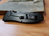 Kershaw Emerson Black CQC-9K Folding Knife Plain Edge - 6045BLK