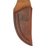 Fox N Hound Wide Blade 6" Fixed Skinner Knife W/ Stag & Wood Handle - 620