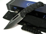 Colt Tactical 8 1/2" Black Stonewash G10 Combat Hunter Fixed Blade Knife 624