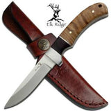 Elk Ridge Fixed Blade 7" Knife w/ Pakka & Quince Wood Handle 287
