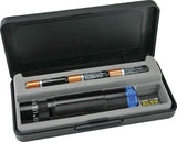 Mag-Lite 3AAA Battery Cell XL50 Blue LED Black Aluminum Body Flashlight