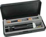 Mag-Lite 3AAA Battery Cell XL50 White LED Black Aluminum Body Flashlight