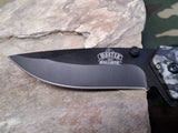 Master Folding Rescue Spring Assisted Knife - Skull Camo A001GYSC