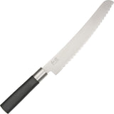 Kershaw 9" Fixed Blade Kitchen Japanese Wasabi Black Series Bread Knife