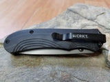 CRKT Incendor Assisted Black G-10 Veff Combo Edge Folding Knife - 6875