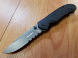 CRKT Incendor Assisted Black G-10 Veff Combo Edge Folding Knife - 6875