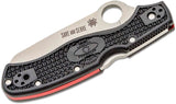 Spyderco Rescue 3 Lightweight Thin Red Line 93MM Folding Pocket Knife 14fsbkrd3
