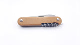 MKM-Maniago Knife Makers Malga 6 Natural Micarta M390 Multipurpose Knife p06nc