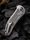 We Knife Co Ltd Synergy 2 Framelock Carbon Fiber/Titanium Folding Knife 912CFDS2