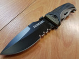 Schrade M.A.G.I.C. A/O Bronze Rescue Serrated Folding Drop Point Knife - AUS-8 -  a6lbrs