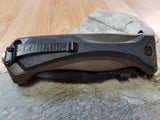 Schrade M.A.G.I.C. A/O Bronze Rescue Serrated Folding Drop Point Knife - AUS-8 -  a6lbrs