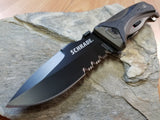 Schrade M.A.G.I.C. A/O Bronze Rescue Serrated Folding Drop Point Knife - AUS-8 -  a6lbrs