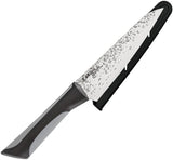 Kershaw 6" Fixed Carbon Steel Blade Black & Gray Kitchen Luna Utility Knife