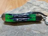 Case Cutlery Ducks Unlimited Russlock Green Folding Pocket Knife 7302