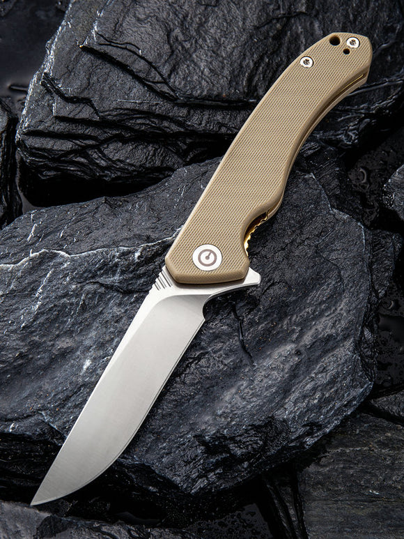 Civivi Courser Linerlock Tan G10 Folding Knife