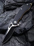 Civivi Aquila Linerlock Black G10 Folding Knife 2-Tone VG10