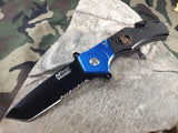 Mtech Police PD Assisted Rescue Folding Pocket Knife - A836PD