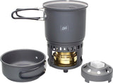 Esbit Alcohol Stove & Trekking Cookset Pot Lightweight Anodized Aluminum