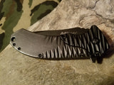 Mtech Assisted Open Black Half Serrated Tactical Knife  -  a885bk