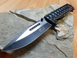 MTech 9" Folding Spring Assisted Black Tactical Pocket Knife with Glass Break - a906bk