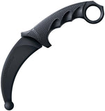 Cold Steel Karambit Trainer Black Rubber One Piece Fixed Training Knife