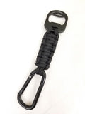 CRKT Keychain Black Bottle Opener Paracord Carabiner Keyring Keychain 9450B