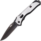 SOG Flashback A/O Folding Drop Blade Shell Over Black Handle Folder Knife