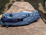 Dark Side Folding Pocket Blue Fantasy Knife  Maltese Cross - A031BL