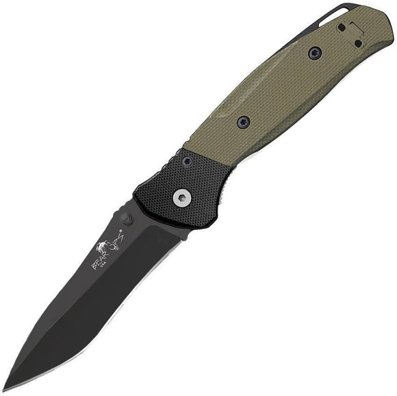 Bear Ops Bear Swipe Linerlock A/O Green G10 Black 14C28N Stainless Knife