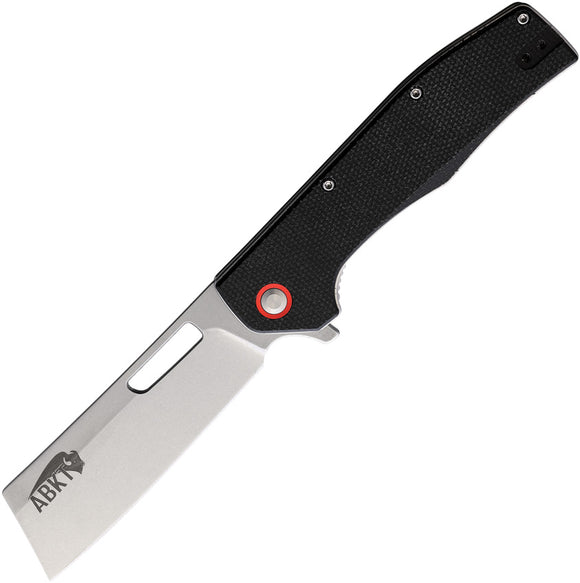 ABKT Tac D-Force Linerlock Black G10 Folding D2 Steel Pocket Knife 1029B
