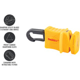 Smith's Sharpeners Yellow ABS Edge Work-Site Coarse & Fine Knife Sharpener 51215